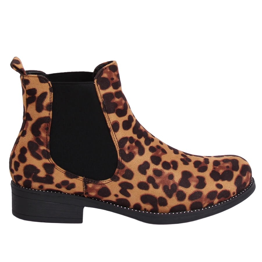 Bottines chelsea top leopard