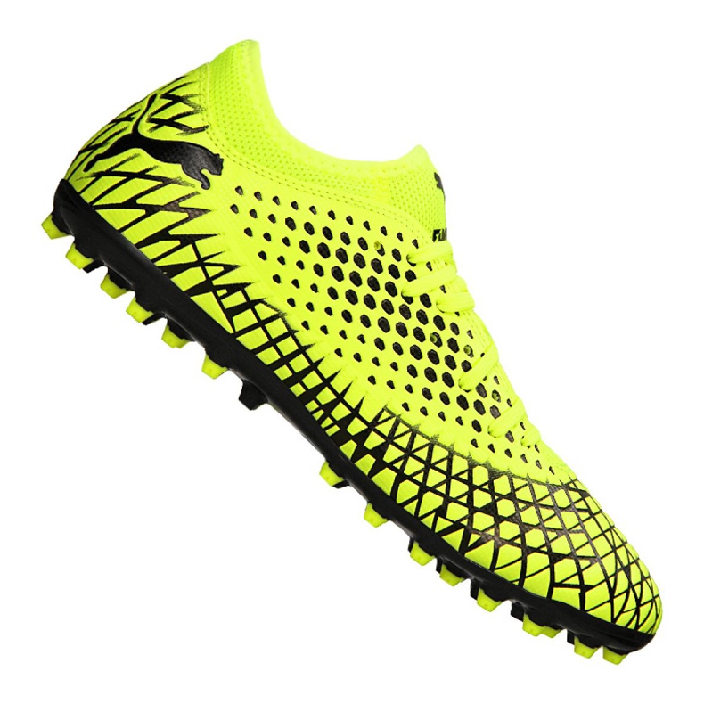 Football boots Puma Future 4.4 Mg M 105689-03 yellow yellow