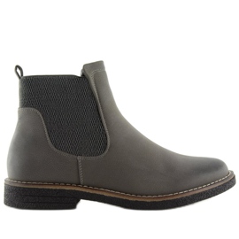 Gray Chelsea boots for women 6768-PA Gray grey