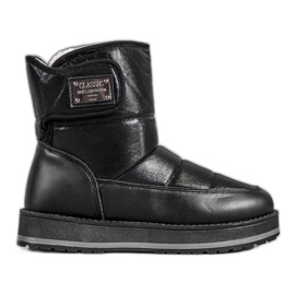 SHELOVET Snow Boots With Glitter black SHELOVET Snow Boots With Glitter black