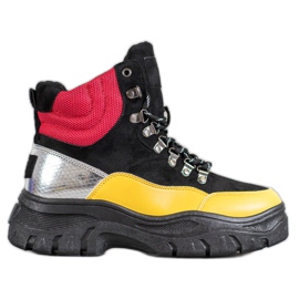 Lace-up VICES boots multicolored