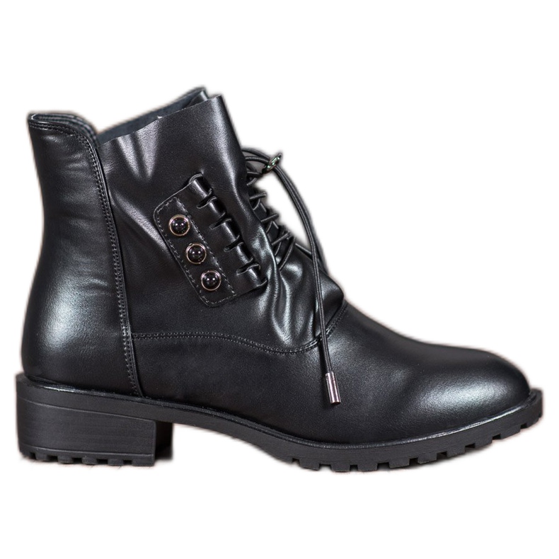 Groto Gogo Boots With Ribbed black