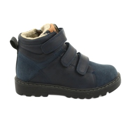 Timberki Boots with Velcro American Club GC40 navy blue