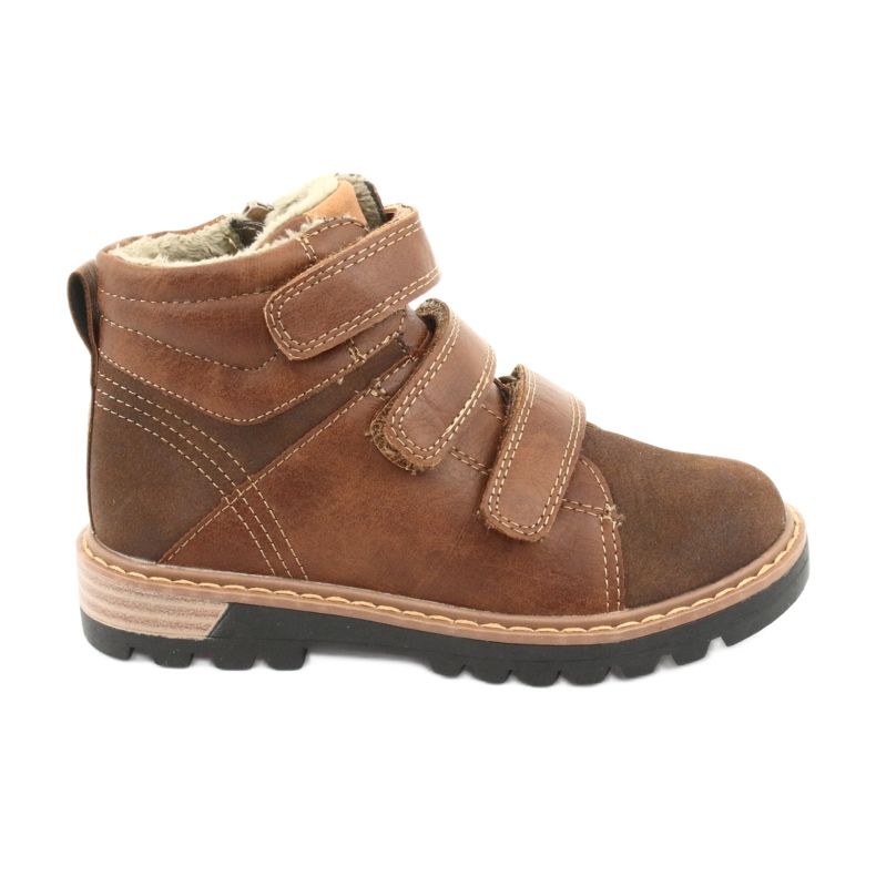 Timberki Boots with velcro American Club GC40 brown