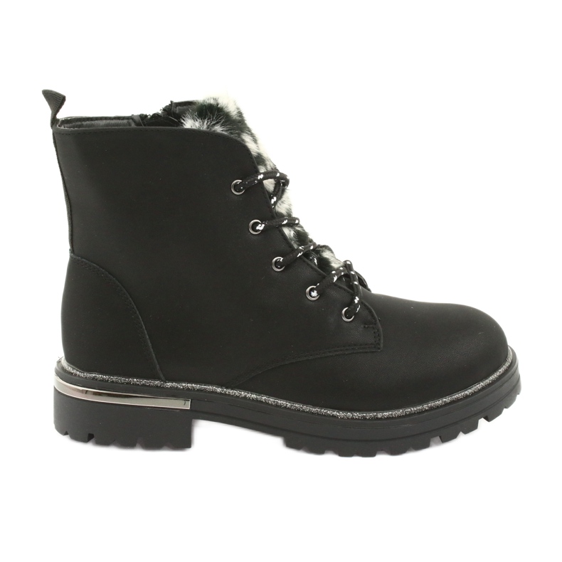 American Club Black boots boots GC33 black