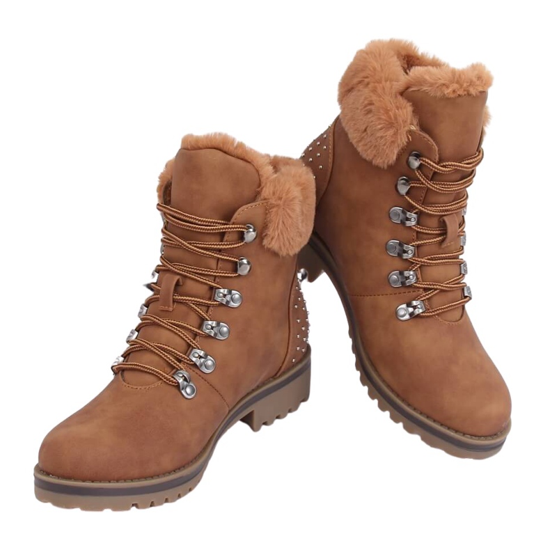 Women's camel boots Z172 Camel brown