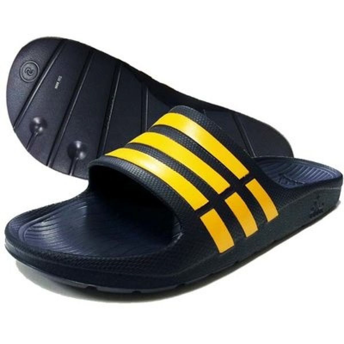Duramo Slide M navy blue yellow - KeeShoes