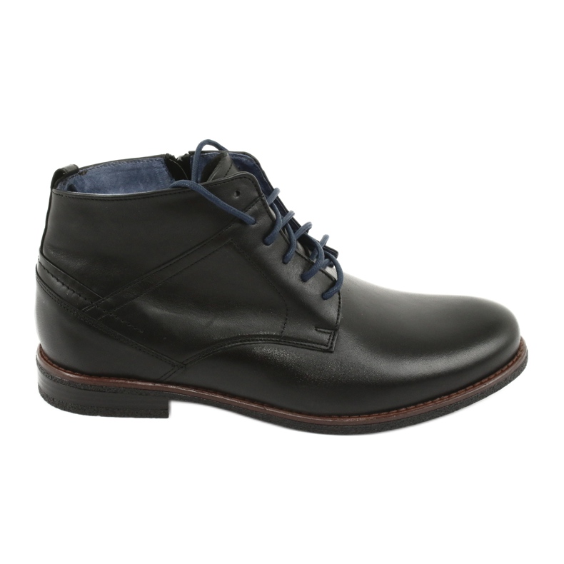 Leather boots on the Nikopol 702 zipper black