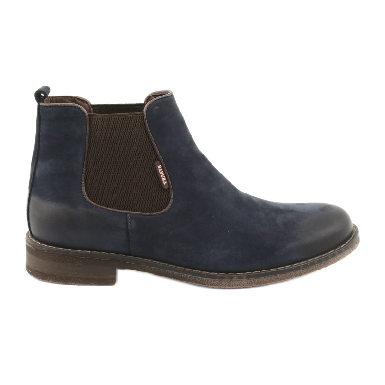 Chelsea boots slip-on boots Badura 4754 brown navy blue Chelsea boots slip-on boots Badura 4754 brown navy blue