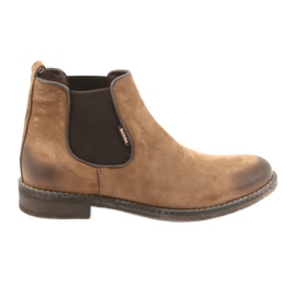 Chelsea boots slip-on boots Badura 4754 brown