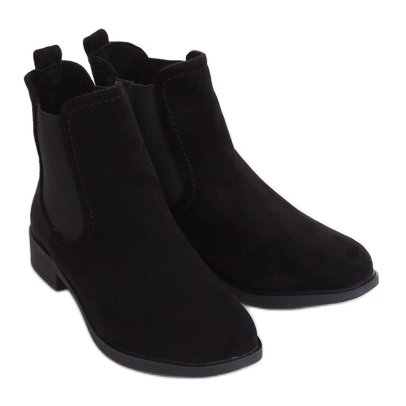 Black Jodhpur boots B-6856 Black