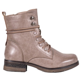 SHELOVET Eco-leather boots brown SHELOVET Eco-leather boots brown
