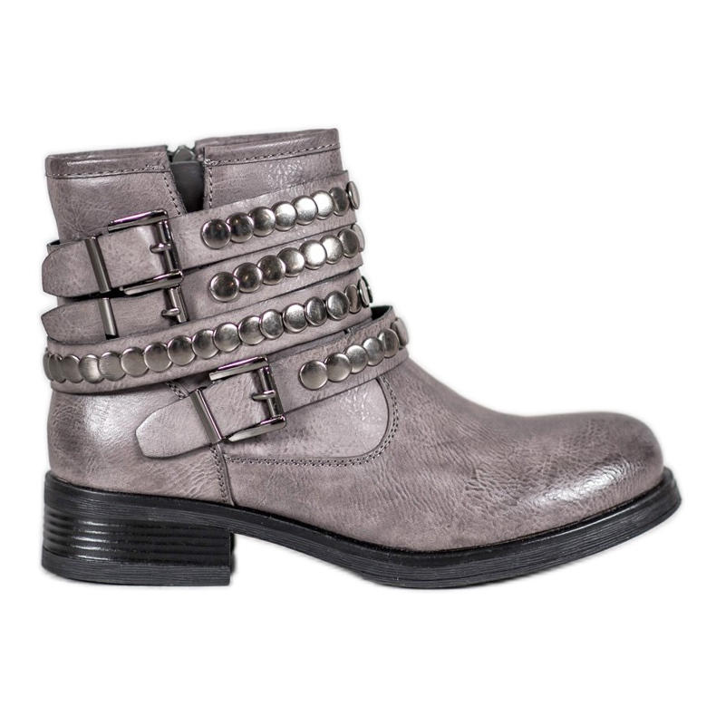Forever Folie Gray women's boots grey