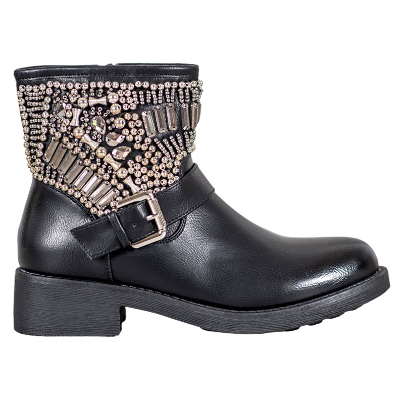 Bestelle Boots With Crystals black