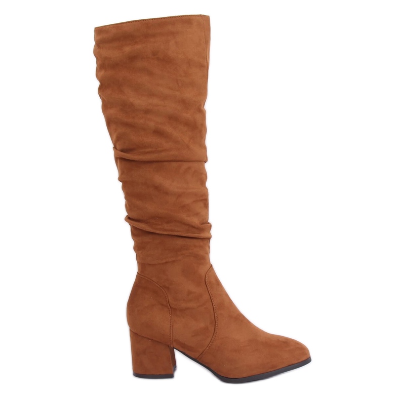 High-heeled boots camel 280 Camel brown