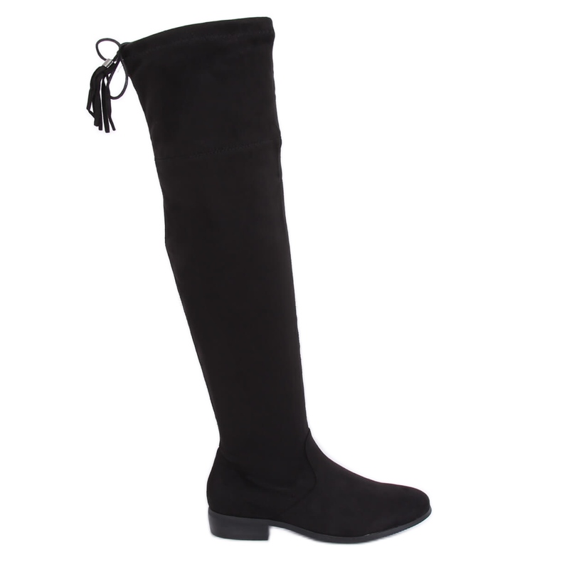 Black over-knee boots 13X993-95 Black