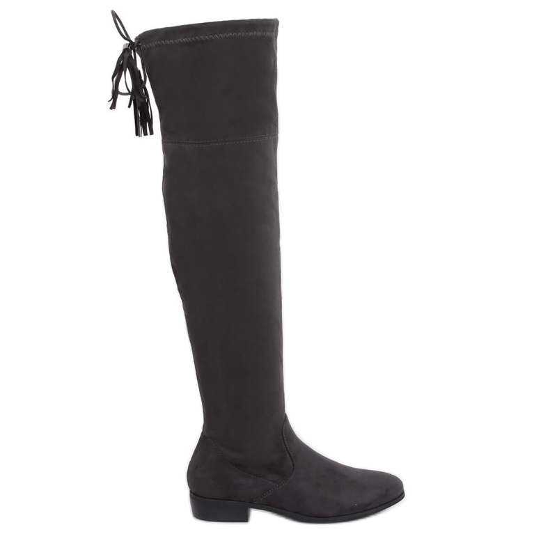 Gray flat over-boots 13X993-95 Dark Gray grey