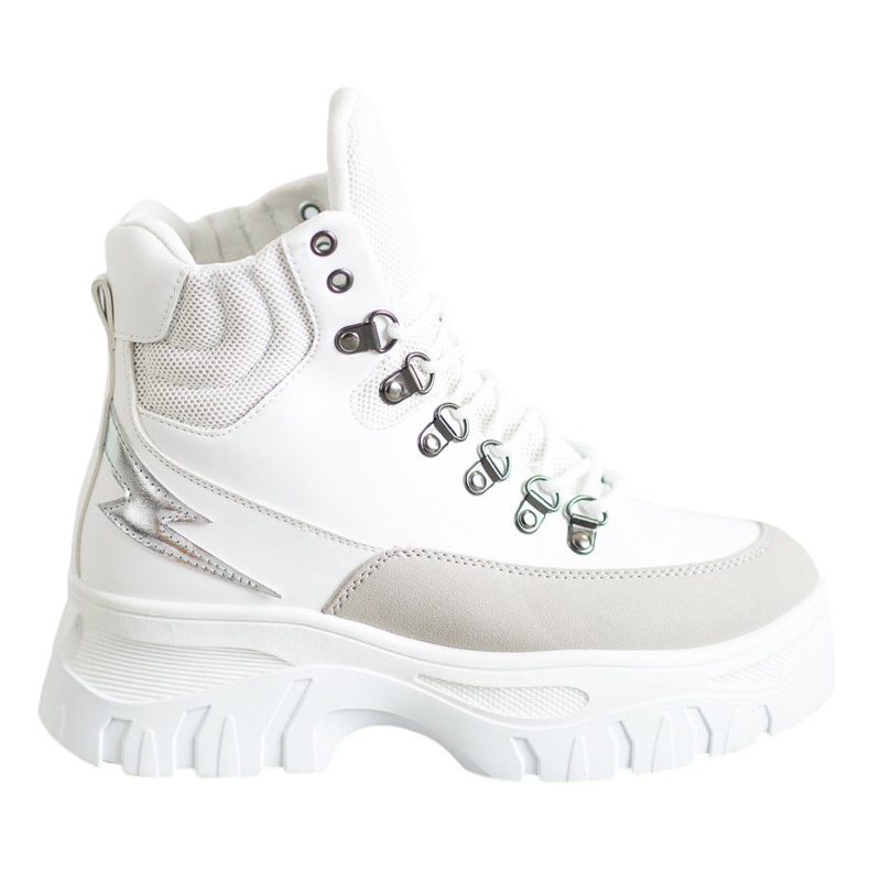 Seastar Fashion lace-up boots white
