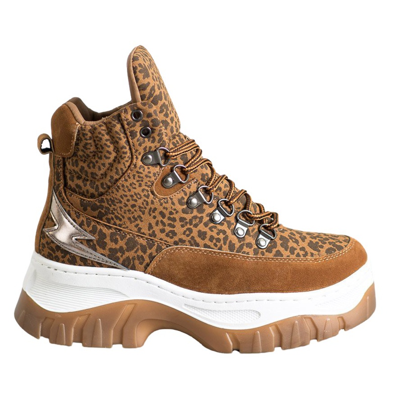 Seastar Fashion lace-up boots brown