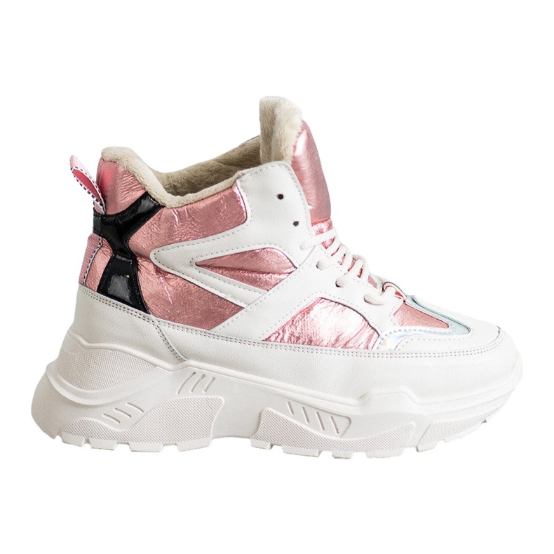 Sport Fashion Booties white pink