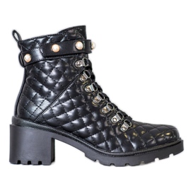 Seastar Quilted Boots On The Platform black