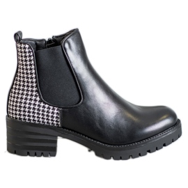 Seastar Chelsea Boots With Pattern white black