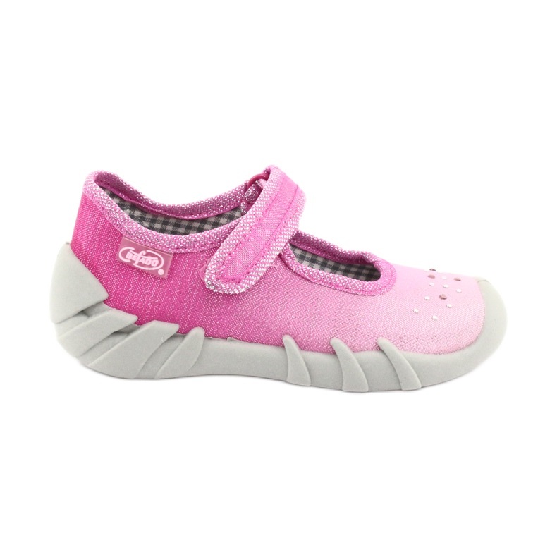 Befado children's shoes 109P195 pink grey