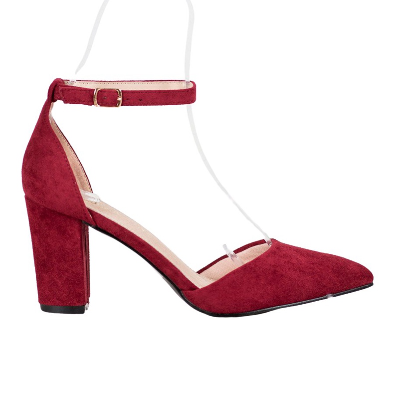 Elegant VINCEZA pumps red multicolored