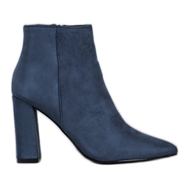 SHELOVET Boots With Spitz blue