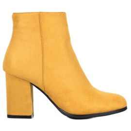 Marquiz Yellow suede boots