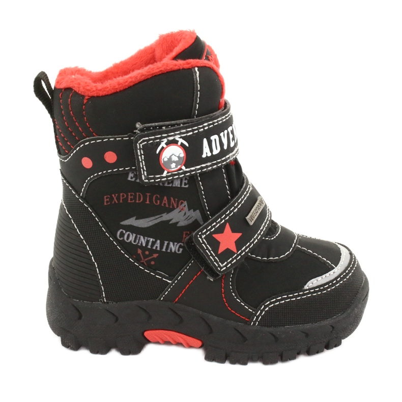 American Club American boots with black RL35 membrane red