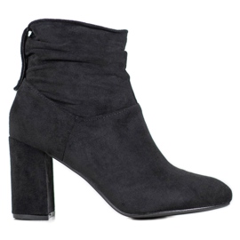 SHELOVET Classic high-heeled boots black