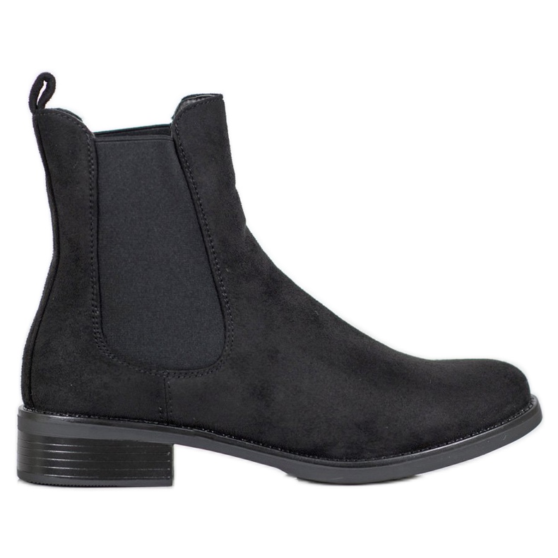 SDS Suede Chelsea boots black
