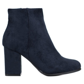 Marquiz Navy blue suede boots