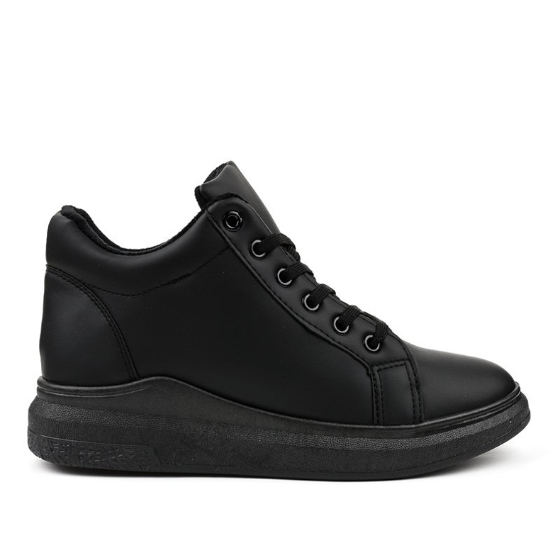 Black insulated sneakers TL133-1