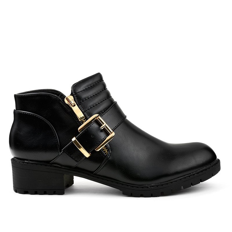 Black Chelsea boots LM-209