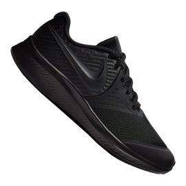 nike star runner 2 all black
