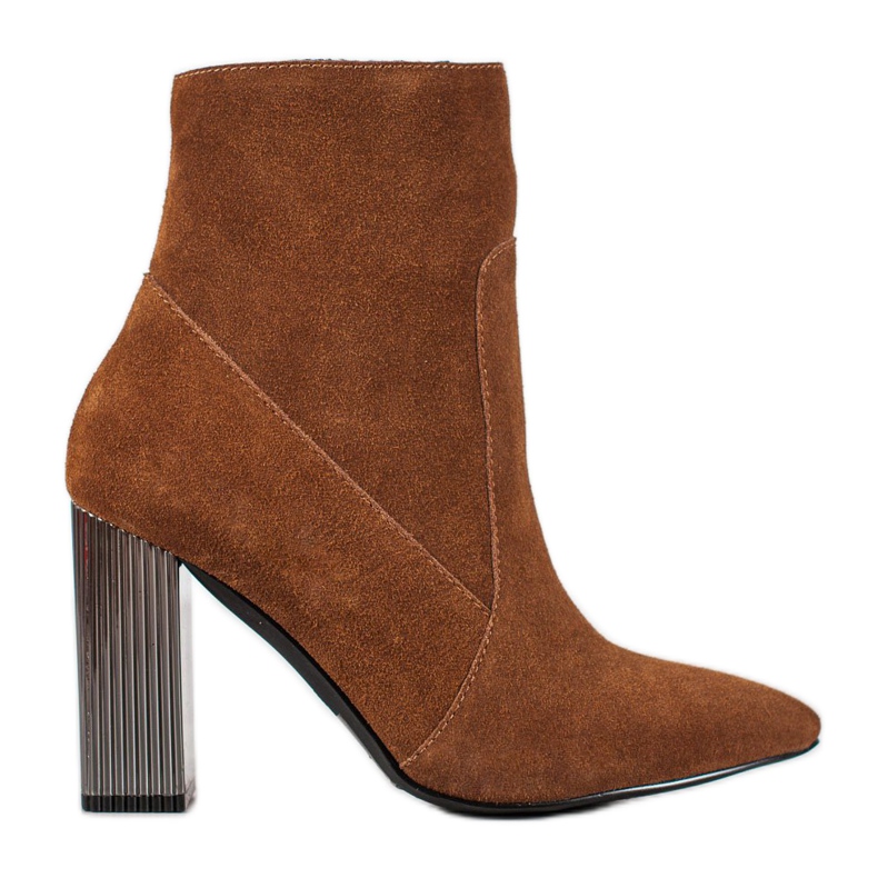 Goodin Sexy leather boots brown
