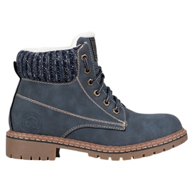 Goodin Trappers With Sheepskin blue