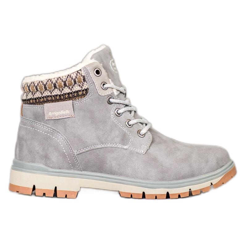 Arrigo Bello Lace-up Trappers grey