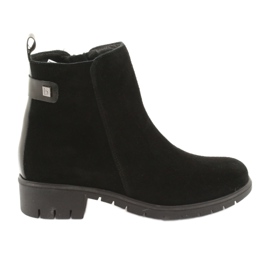 Arka Women's boots insulated suede leather 7202 black