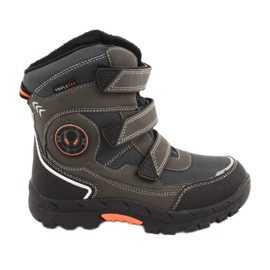 American Club Boots with American HL23 membrane gray black grey