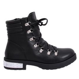 Black boots for women Y8182 Black