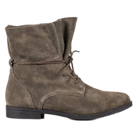 Filippo Classic Leather Boots grey