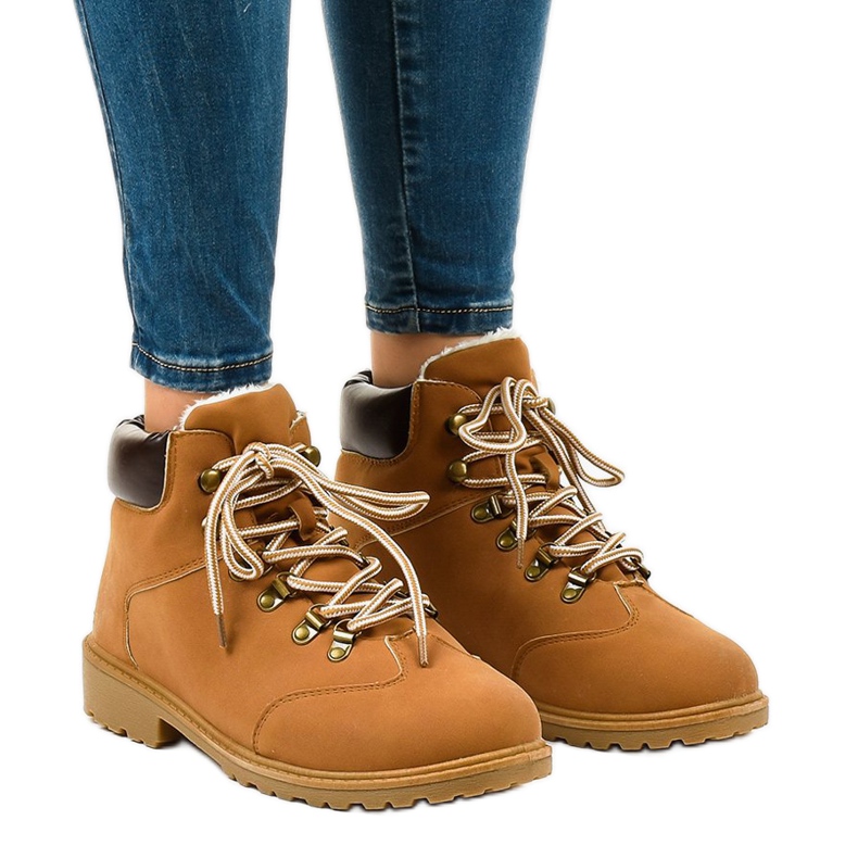 Camel insulated boots DS1702 brown