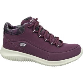 Skechers Ultra Flex W 12918-BURG Shoes violet