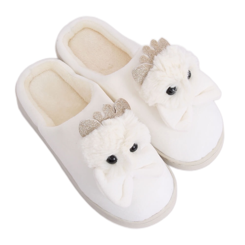 Women's beige slippers DD112 Beige
