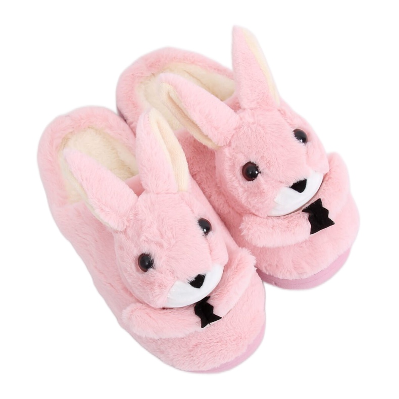 Women's slippers bunnies light pink MA17 Pink