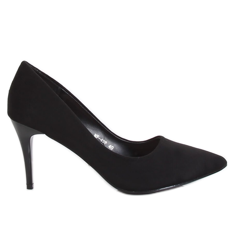 Pumps on a comfortable heel black NF-49P Black