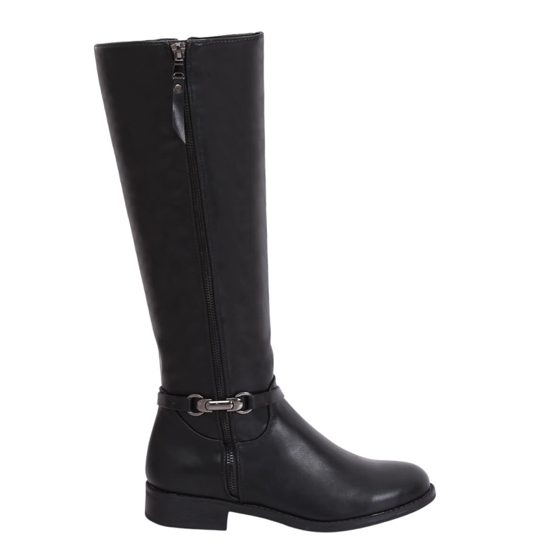 Black women's riding boots SP37 Black